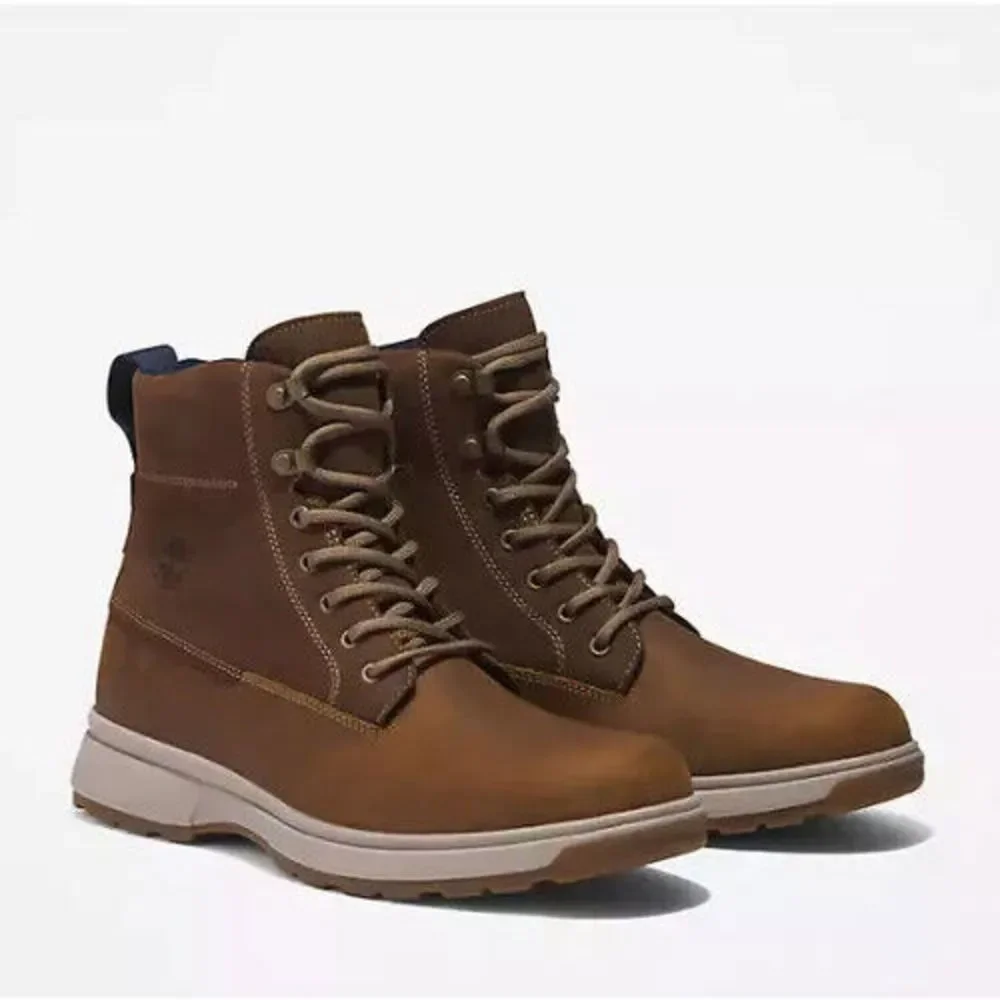 Timberland Atwells Ave TB0A43TNF13 Boot Men's 8.5 Brown Waterproof Ankle EEE3562 - Picture 10 of 10
